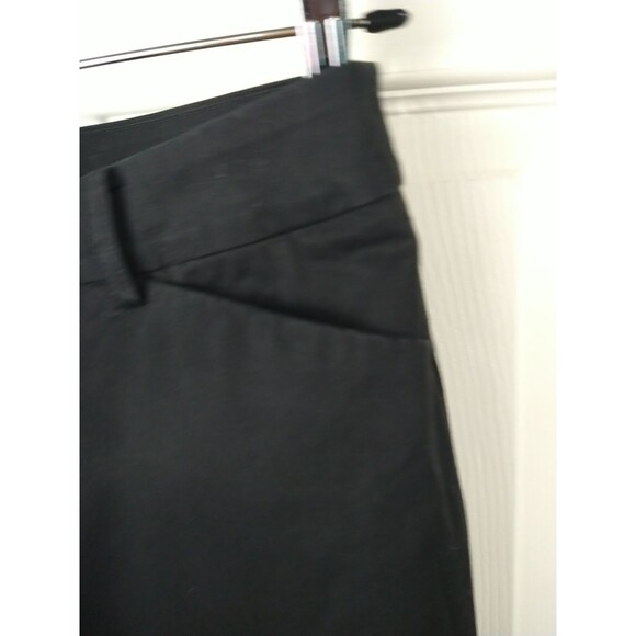 Jones New York Woman 6P Black Trouser Slacks Pant Flat Front Straight - Picture 8 of 10